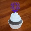 Monogrammed Acrylic Cupcake Topper
