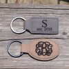 Faux Leather Key Ring - Image 2