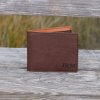 Faux Leather Bi-Fold Wallet