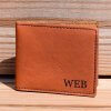 Faux Leather Bi-Fold Wallet - Image 2