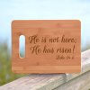 Bamboo Cutting Board with Handle - Image 8