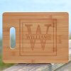 Bamboo Cutting Board with Handle - Image 6