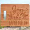 Bamboo Cutting Board with Handle - Image 5